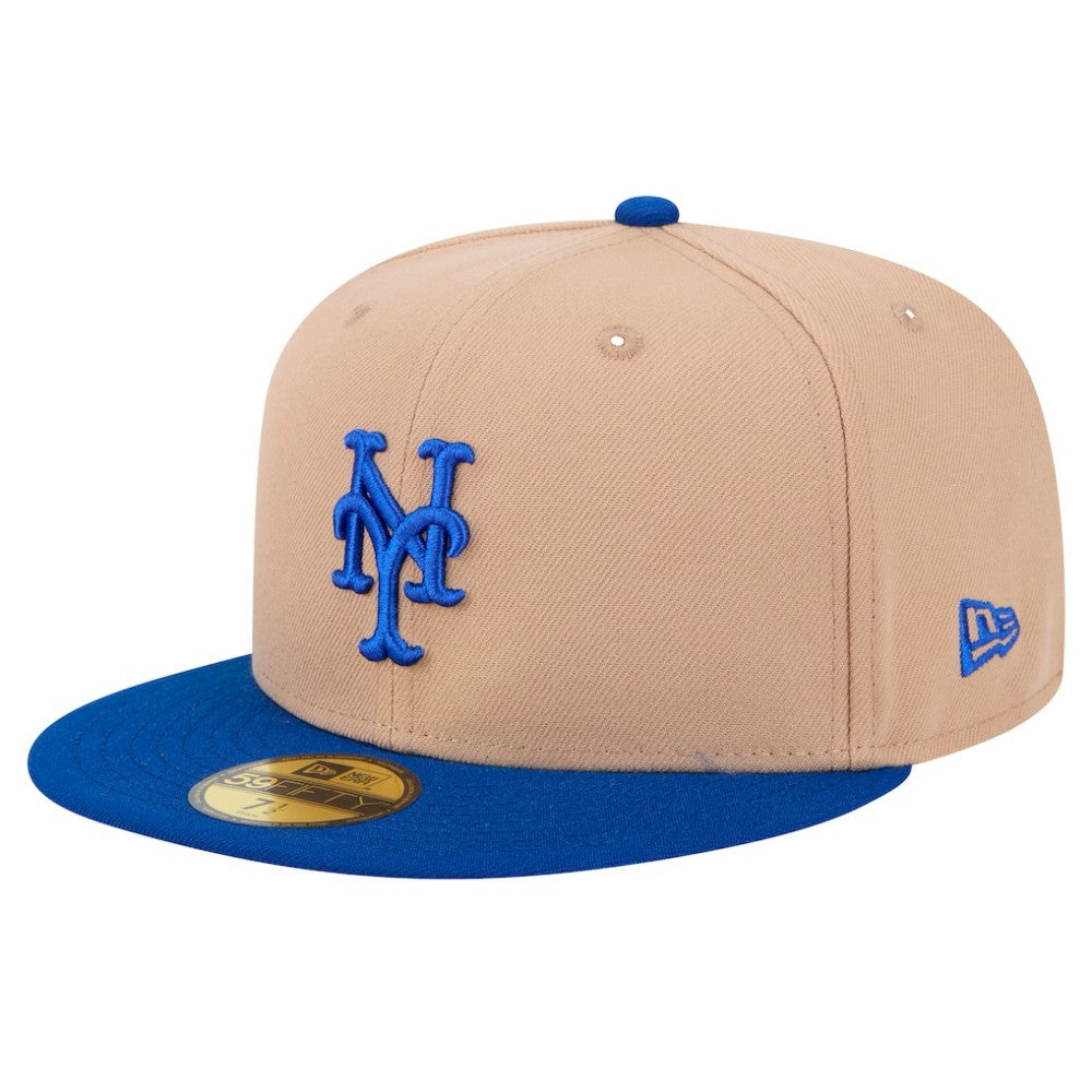 Khaki New York Mets New Era 59FIFTY Fitted Hat
