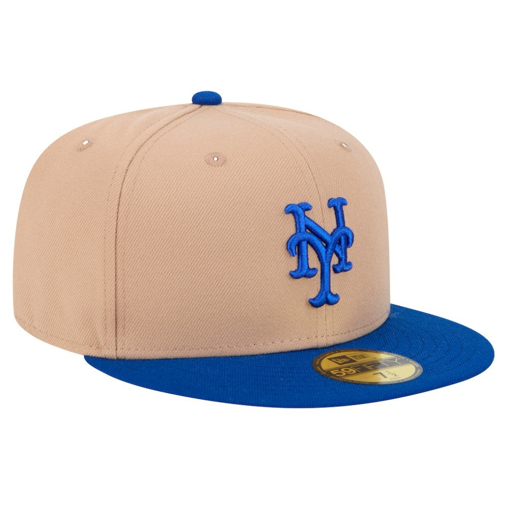 Khaki New York Mets New Era 59FIFTY Fitted Hat
