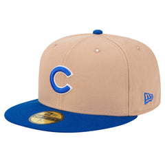 Khaki Chicago Cubs New Era 59FIFTY Fitted Hat