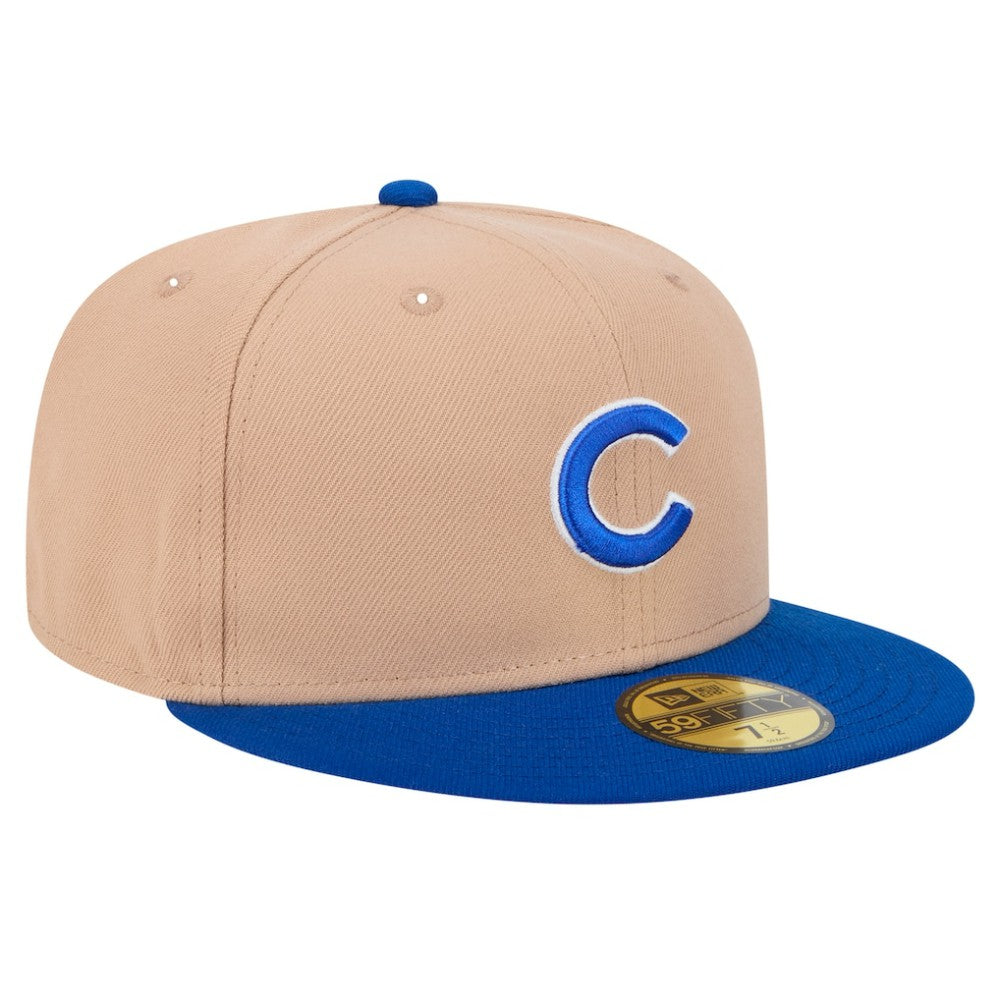 Khaki Chicago Cubs New Era 59FIFTY Fitted Hat
