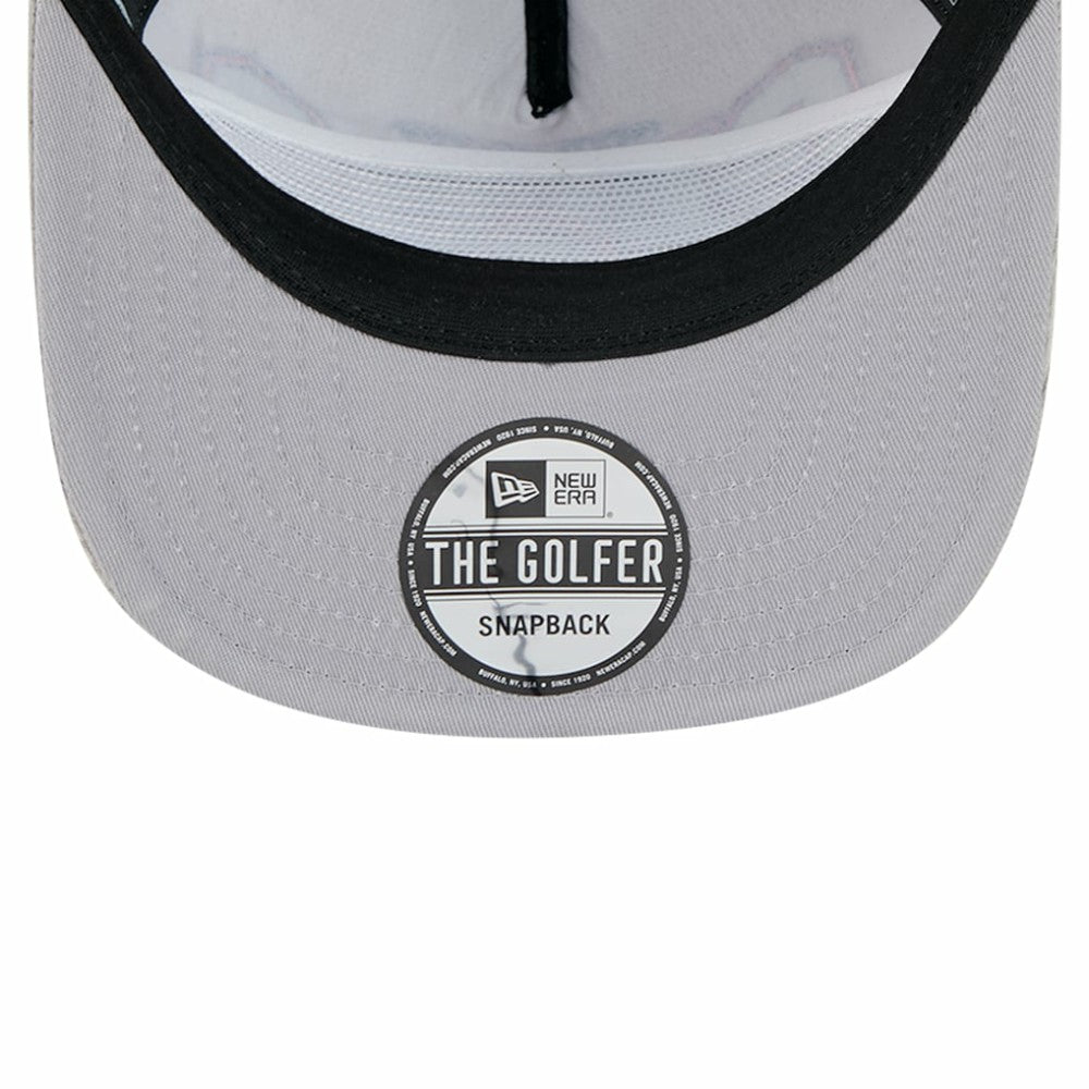 New Era Chicago Cubs Gray Corduroy Golfer Snapback Hat