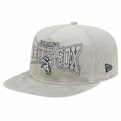 New Era Chicago White Sox Gray Corduroy Golfer Snapback Hat
