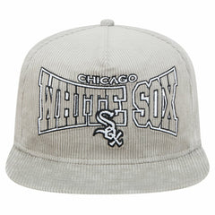 New Era Chicago White Sox Gray Corduroy Golfer Snapback Hat