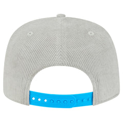 New Era Miami Marlins Gray Corduroy Golfer Snapback Hat