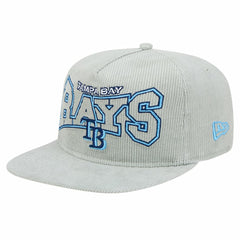 New Era Tampa Bay Rays Gray Corduroy Golfer Snapback Hat