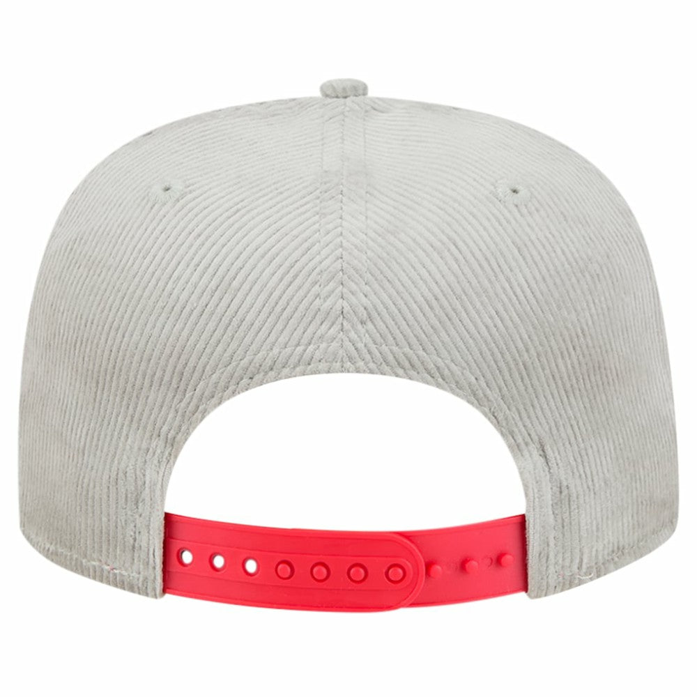 New Era Texas Rangers Gray Corduroy Golfer Snapback Hat