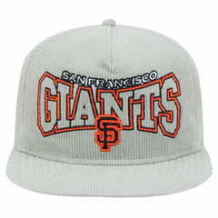 New Era San Francisco Giants Gray Corduroy Golfer Snapback Hat