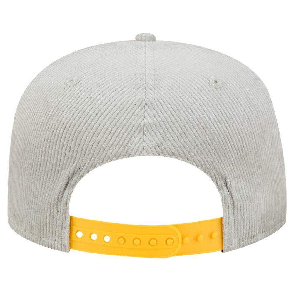 New Era Pittsburgh Pirates Gray Corduroy Golfer Snapback Hat