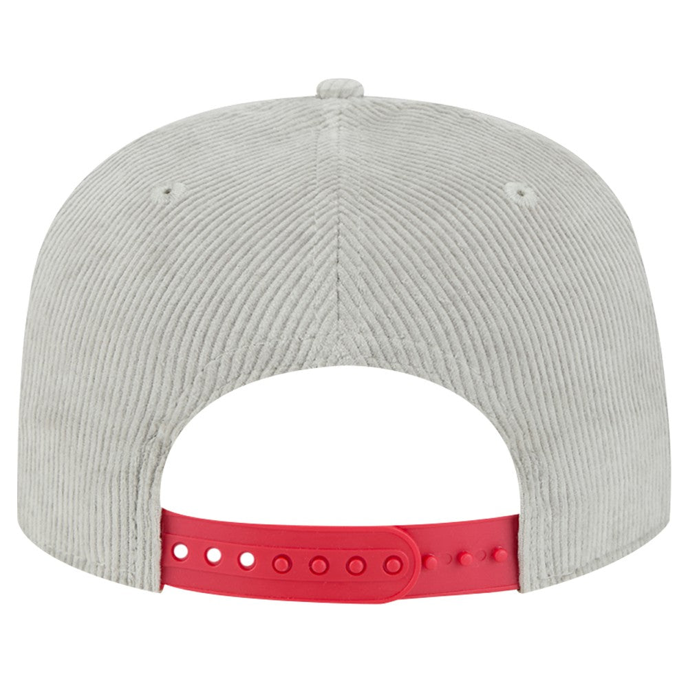New Era Los Angeles Angels Gray Corduroy Golfer Snapback Hat