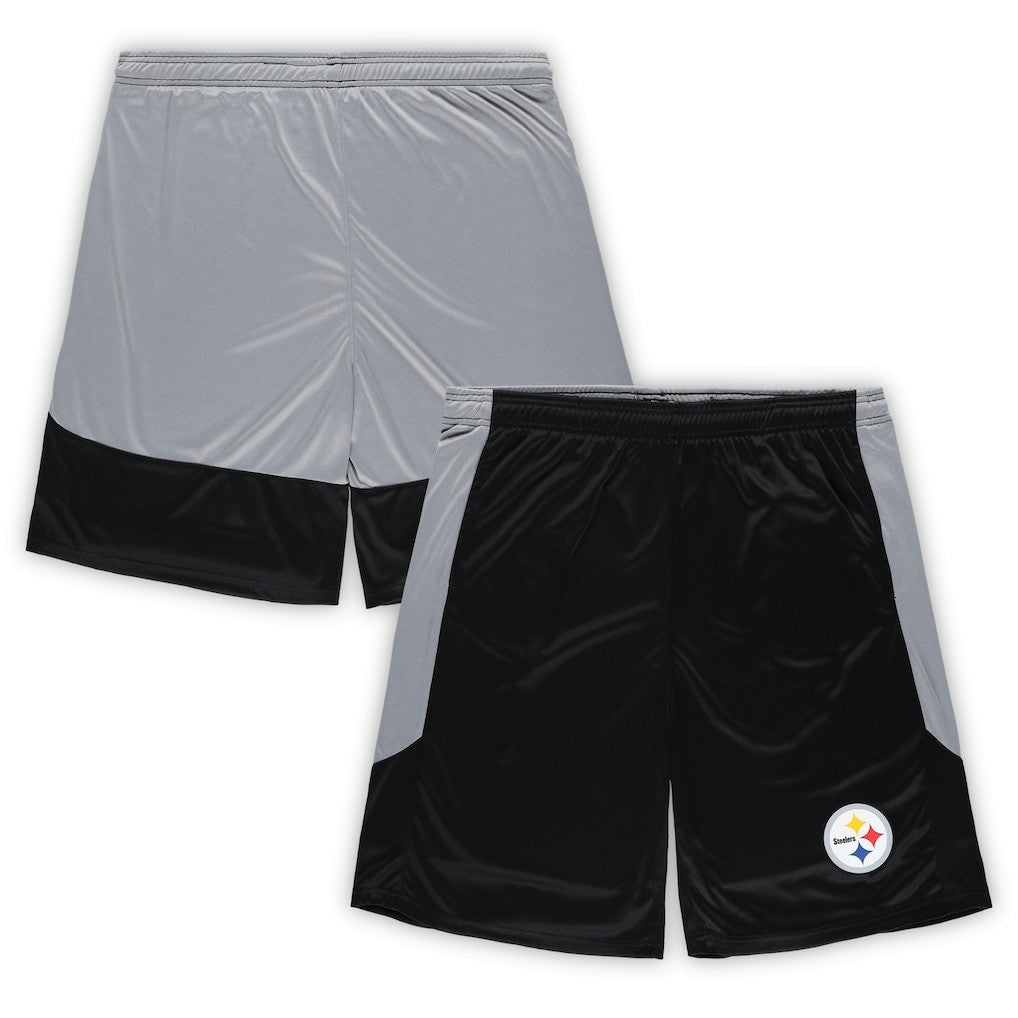 Big & Tall Team Logo Shorts - Pittsburgh Steelers Shorts