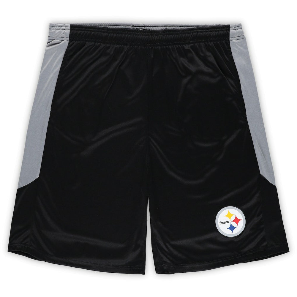Big & Tall Team Logo Shorts - Pittsburgh Steelers Shorts