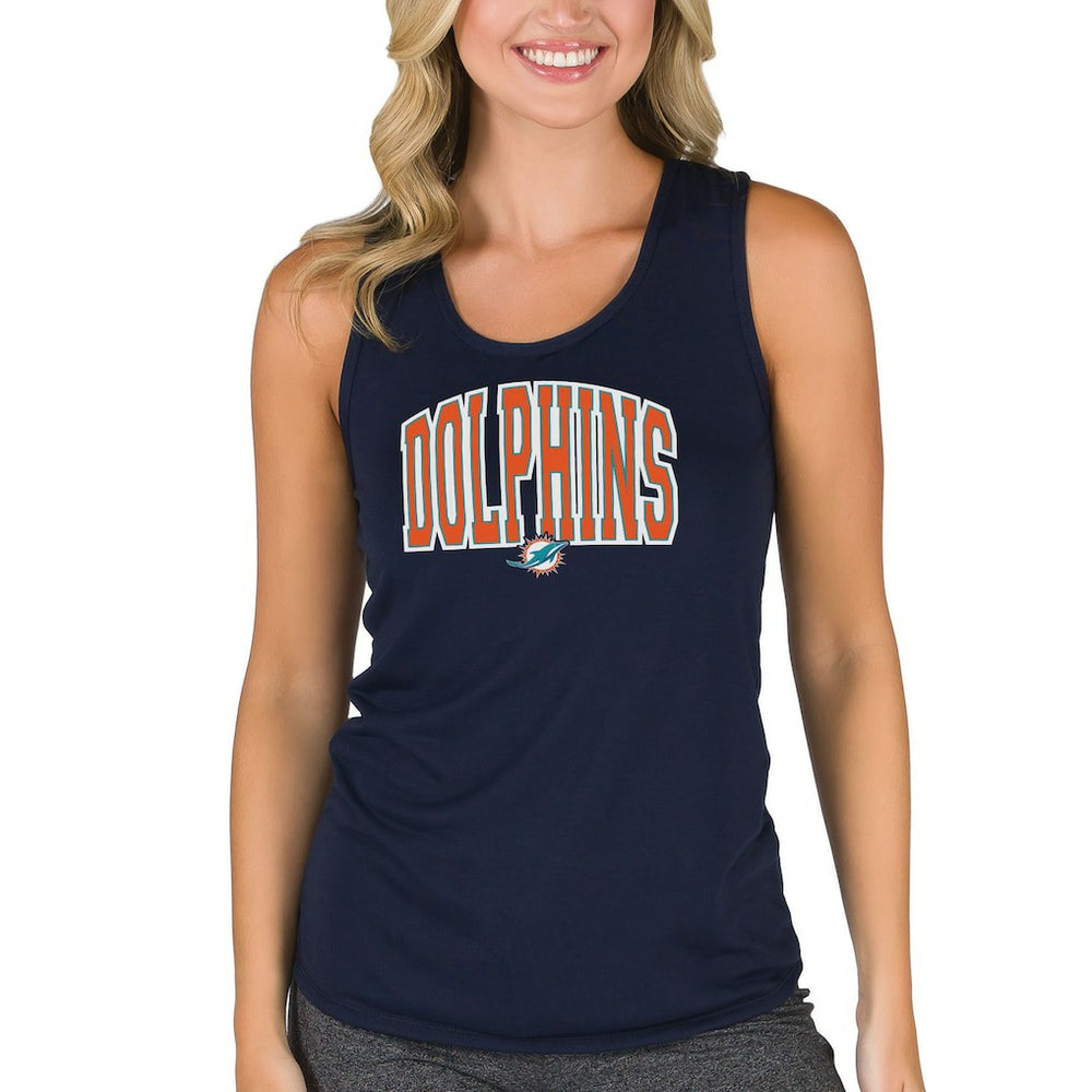 Concepts Sport Women's Marathon Racer Back Tank Top - Miami Dolphins Tops