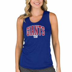 Concepts Sport Women's Marathon Racer Back Tank Top - New York Giants Tops