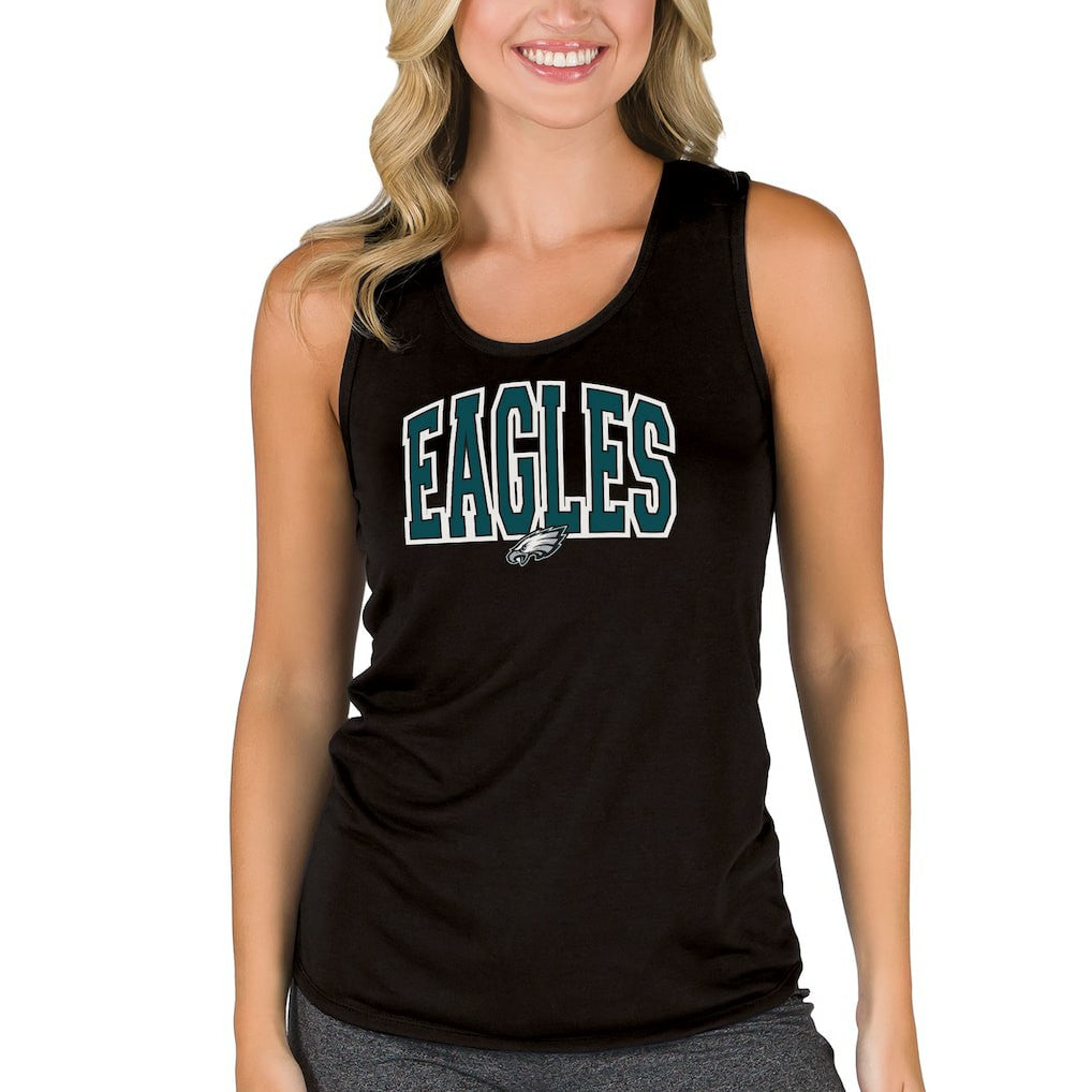 Concepts Sport Women's Marathon Racer Back Tank Top - Philadelphia Eagles Tops