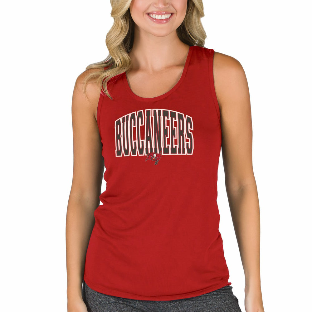 Concepts Sport Women's Marathon Racer Back Tank Top - Tampa Bay Buccaneers Tops