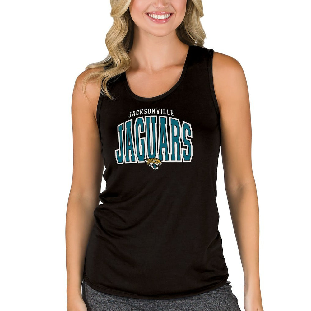 Concepts Sport Women's Marathon Racer Back Tank Top - Jacksonville Jaguars Tops