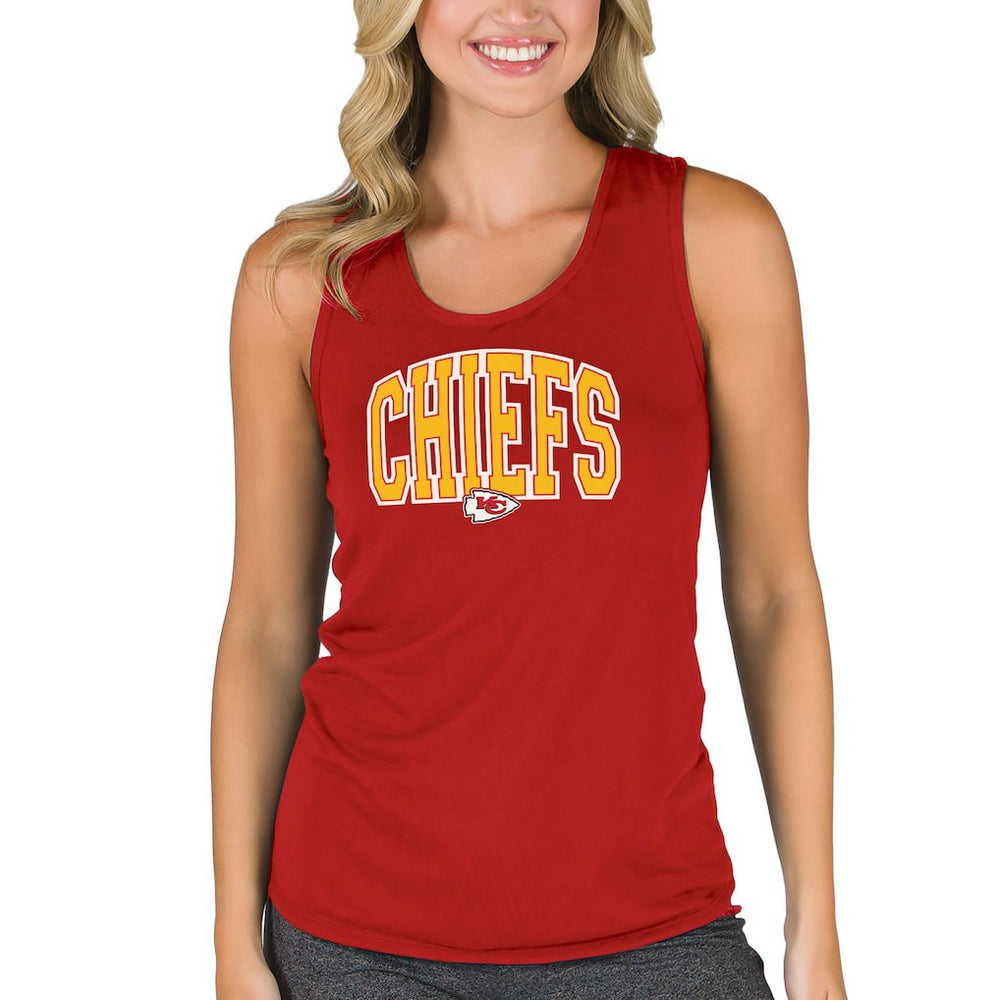 Concepts Sport Women's Marathon Racer Back Tank Top - Kansas City Chiefs Tops