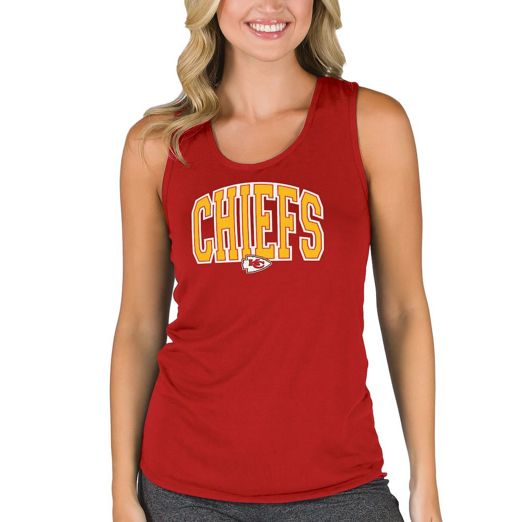 Concepts Sport Women's Marathon Racer Back Tank Top - Kansas City Chiefs Tops