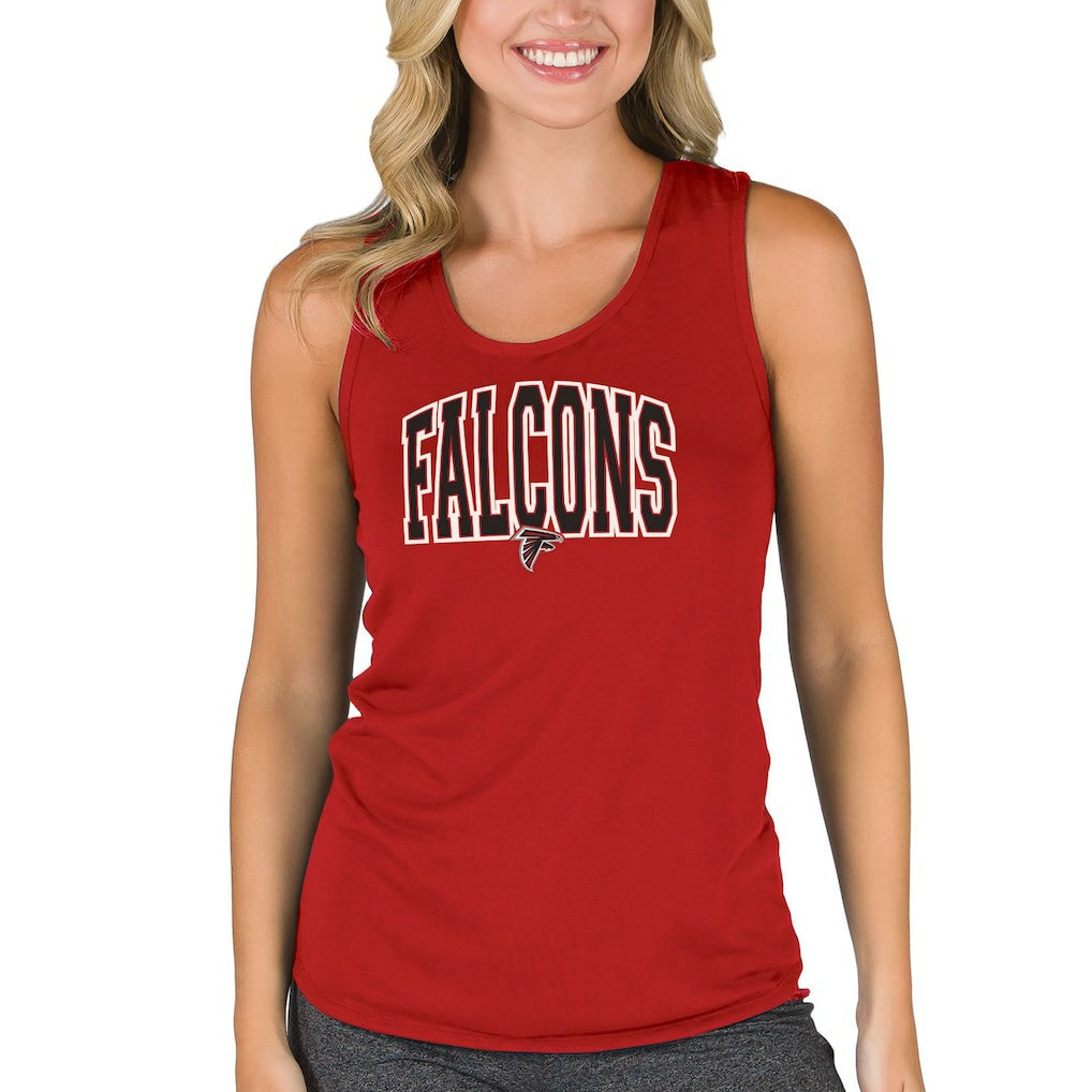 Concepts Sport Women's Marathon Racer Back Tank Top - Atlanta Falcons Tops