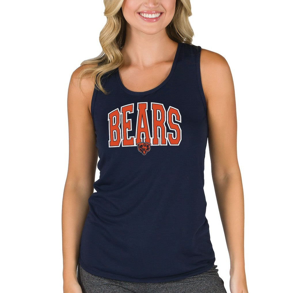Concepts Sport Women's Marathon Racer Back Tank Top - Chicago Bears Tops