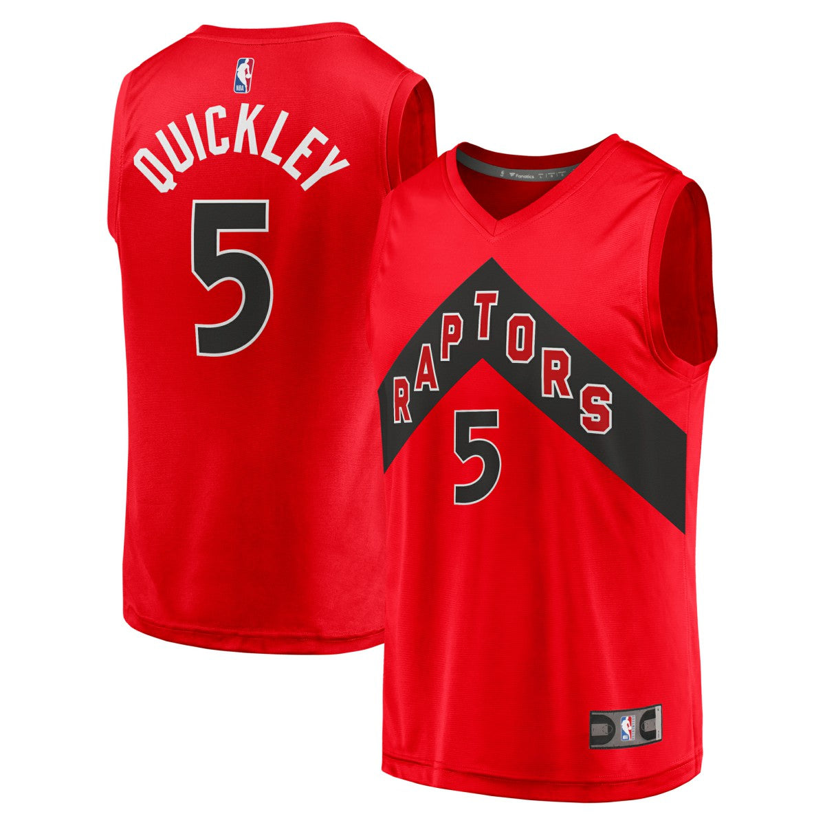Fanatics Immanuel Quickley Toronto Raptors Youth Fast Break Player Jersey