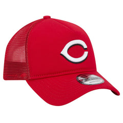 Red Cincinnati Reds New Era 9FORTY A-Frame Trucker Adjustable Hat