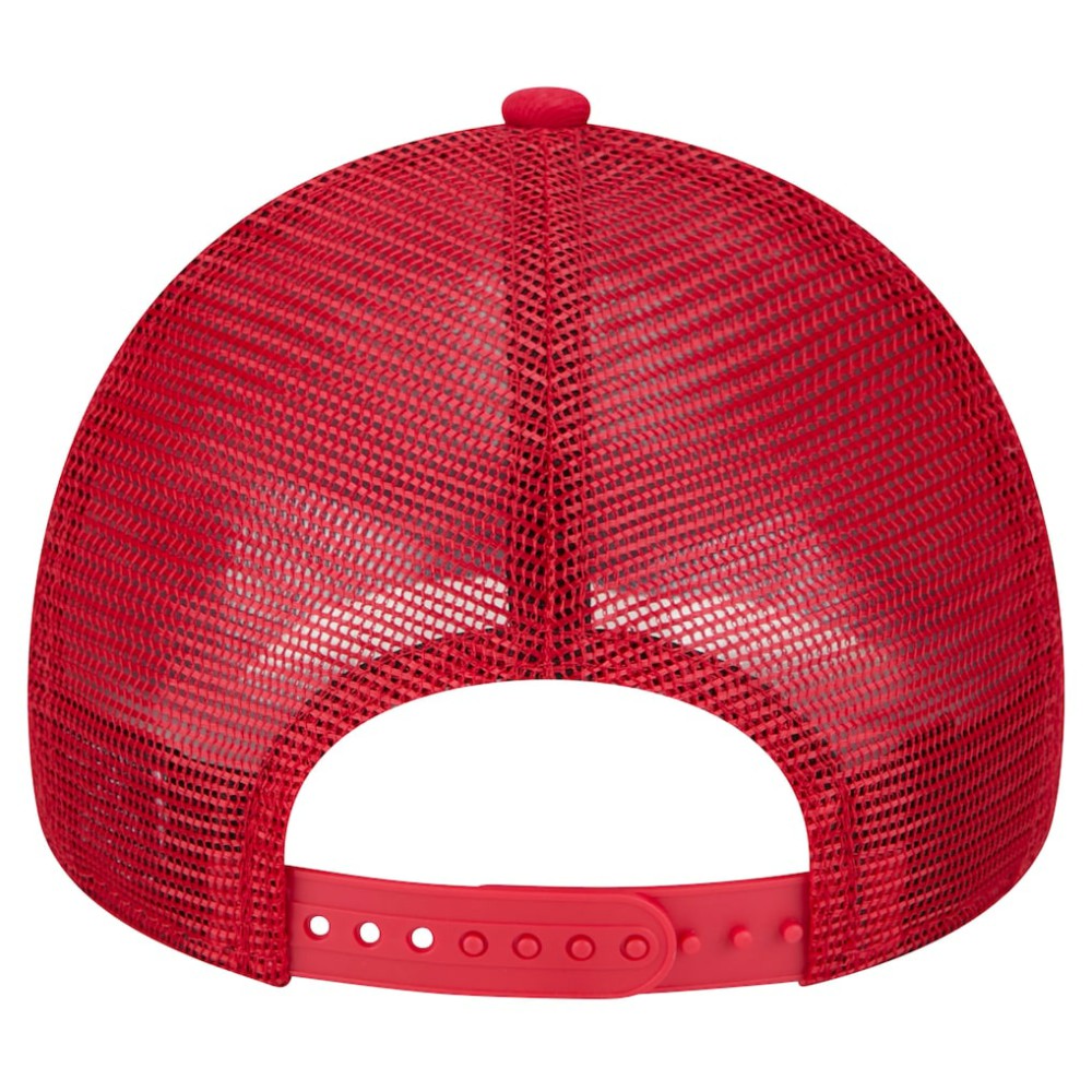 Red Philadelphia Phillies New Era 9FORTY A-Frame Trucker Adjustable Hat