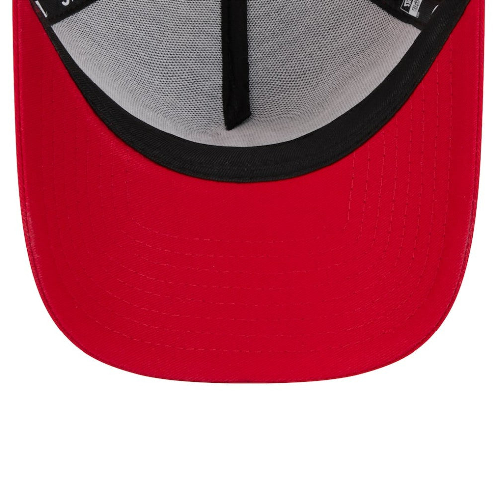 Red Philadelphia Phillies New Era 9FORTY A-Frame Trucker Adjustable Hat