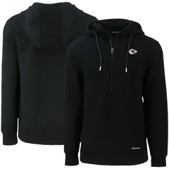 Cutter & Buck Primary Mark Roam Eco Recycled Half-Zip Pullover Hoodie - Kansas City Chiefs Hoodies
