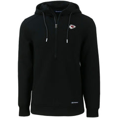 Cutter & Buck Primary Mark Roam Eco Recycled Half-Zip Pullover Hoodie - Kansas City Chiefs Hoodies