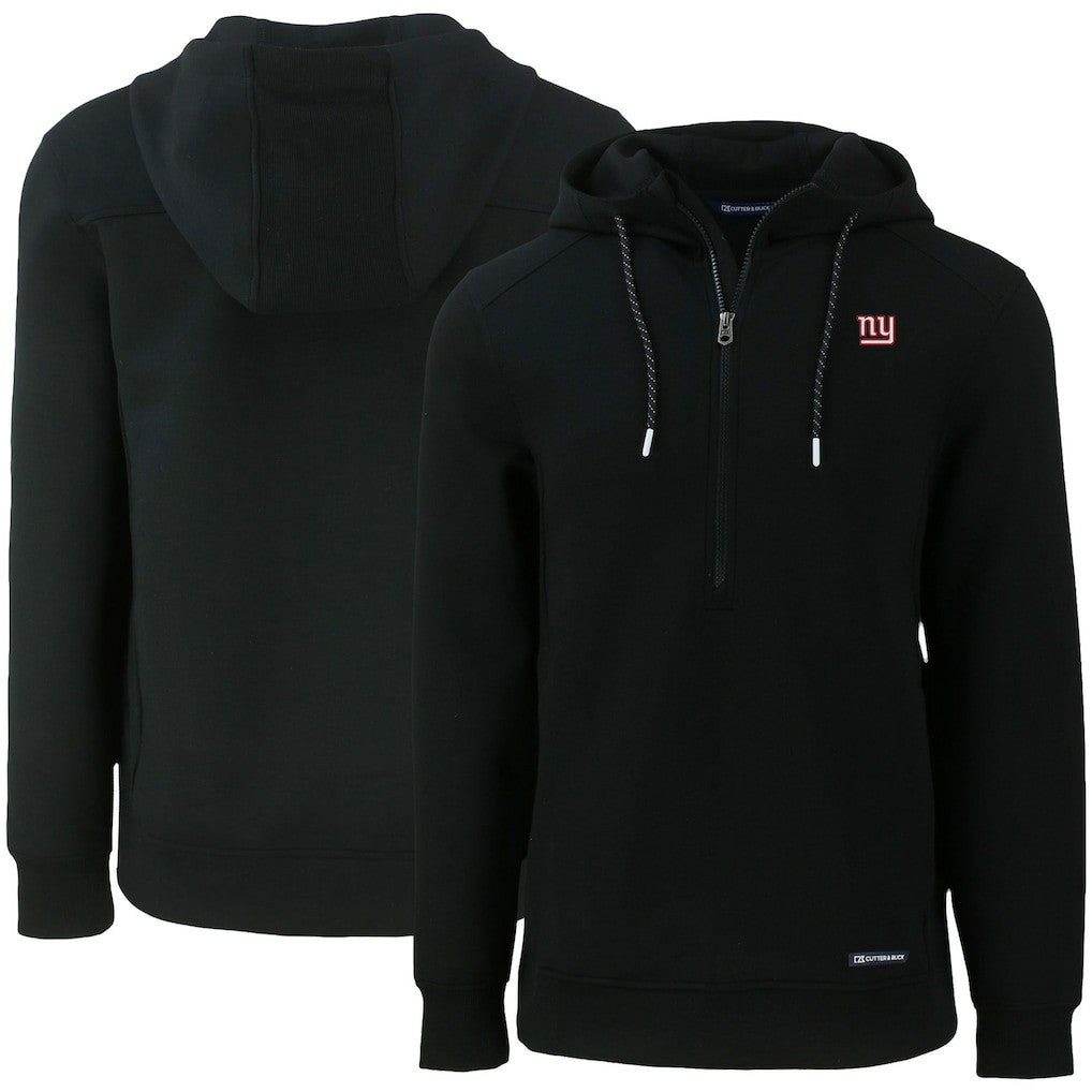 Cutter & Buck Primary Mark Roam Eco Recycled Half-Zip Pullover Hoodie - New York Giants Hoodies