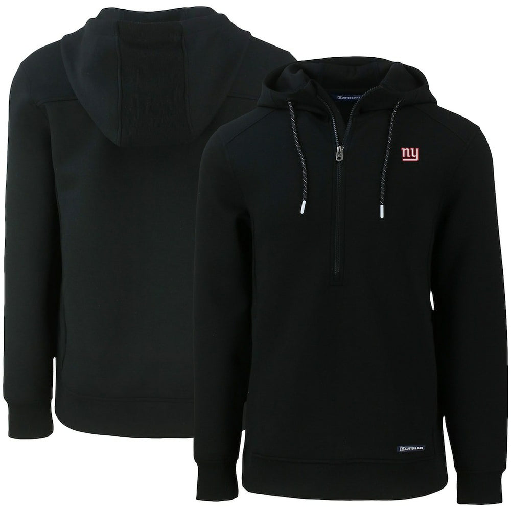 Cutter & Buck Primary Mark Roam Eco Recycled Half-Zip Pullover Hoodie - New York Giants Hoodies
