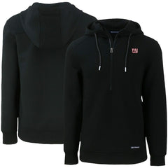 Cutter & Buck Primary Mark Roam Eco Recycled Half-Zip Pullover Hoodie - New York Giants Hoodies