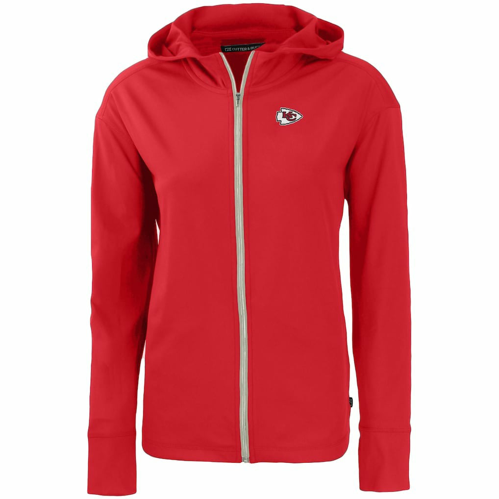 Cutter & Buck Women's Primary Mark Daybreak Eco Recycled Full-Zip Hoodie - Kansas City Chiefs Hoodies