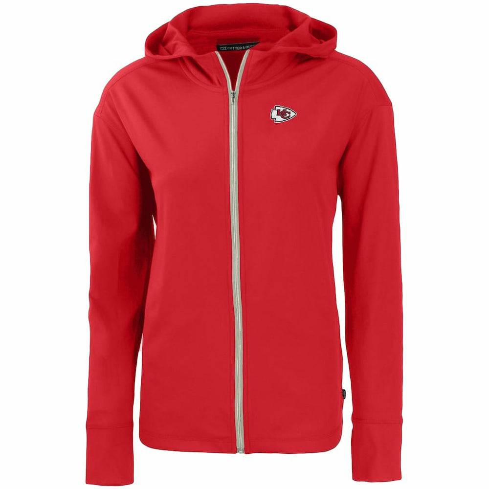 Cutter & Buck Women's Primary Mark Daybreak Eco Recycled Full-Zip Hoodie - Kansas City Chiefs Hoodies