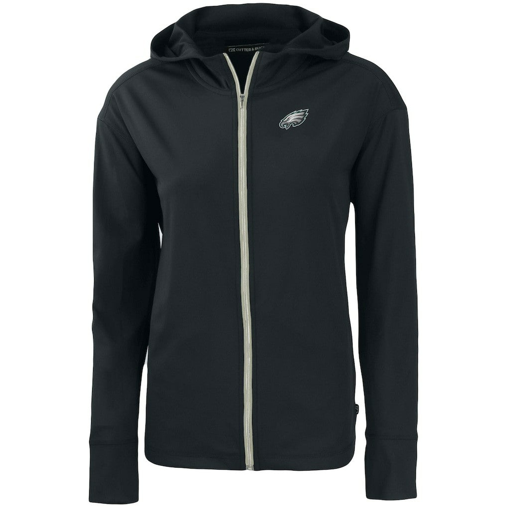 Cutter & Buck Women's Primary Mark Daybreak Eco Recycled Full-Zip Hoodie - Philadelphia Eagles Hoodies