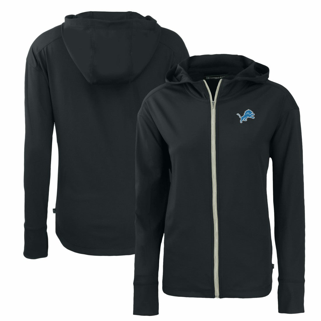 Cutter & Buck Women's Primary Mark Daybreak Eco Recycled Full-Zip Hoodie - Detroit Lions Hoodies