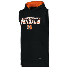 MSX by Michael Strahan Captain Sleeveless Hoodie T-Shirt - Cincinnati Bengals Hoodies