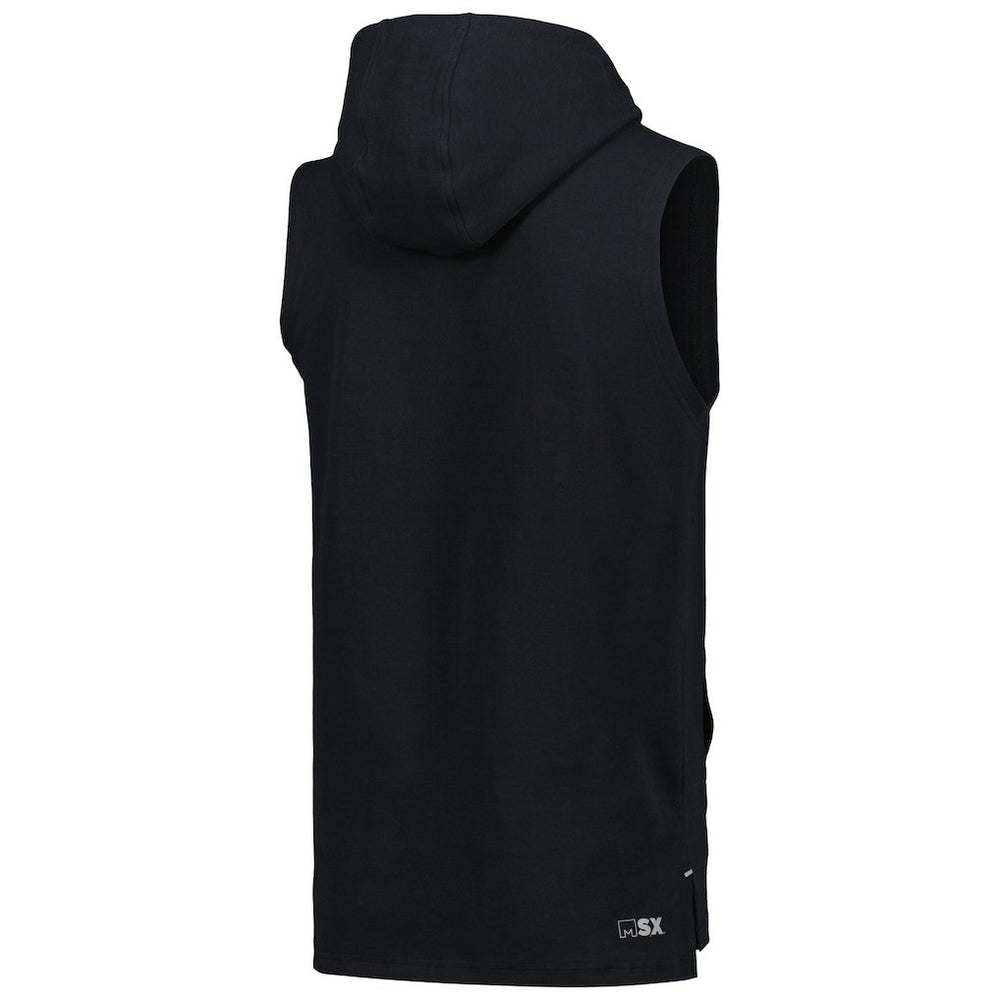 MSX by Michael Strahan Captain Sleeveless Hoodie T-Shirt - Las Vegas Raiders Hoodies