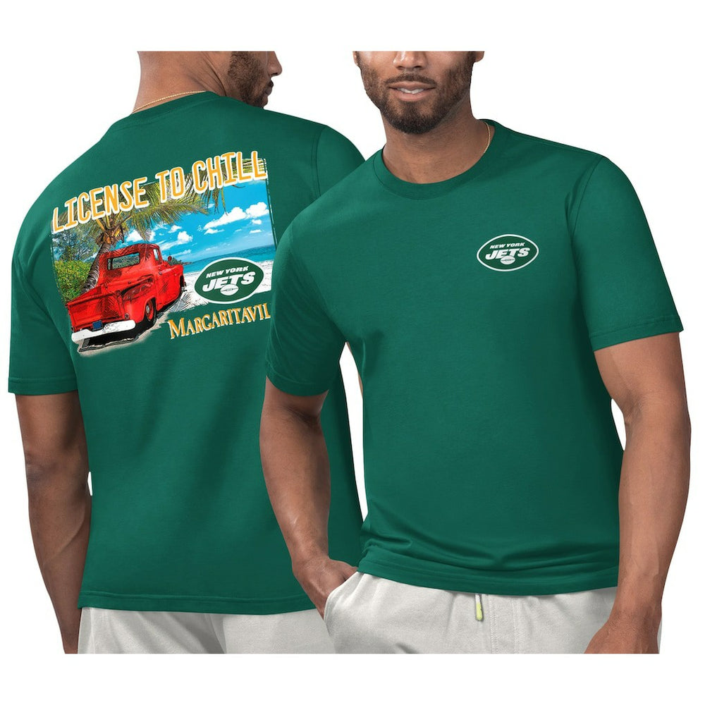 Margaritaville Licensed to Chill T-Shirt - New York Jets T-shirts