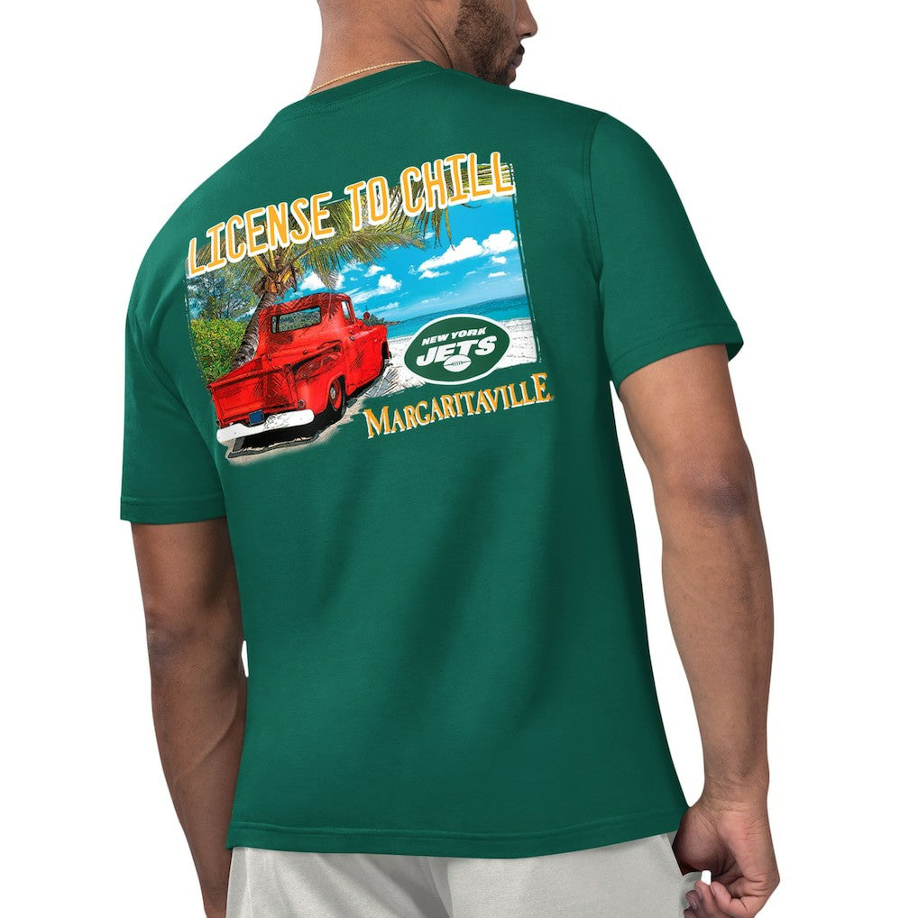 Margaritaville Licensed to Chill T-Shirt - New York Jets T-shirts