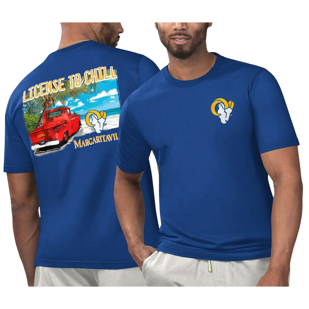 Margaritaville Licensed to Chill T-Shirt - Los Angeles Rams T-shirts