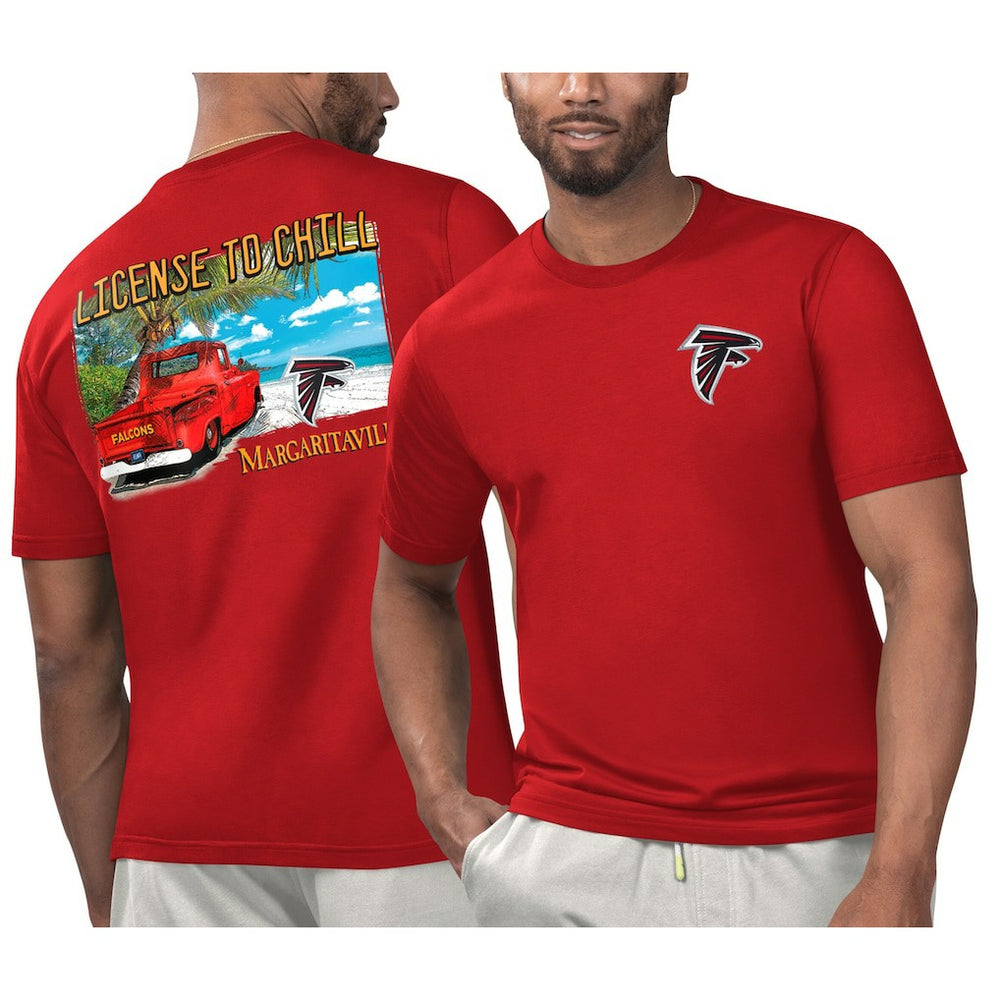 Margaritaville Licensed to Chill T-Shirt - Atlanta Falcons T-shirts