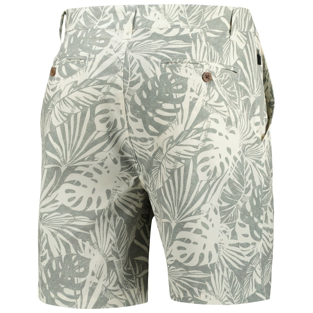 Margaritaville Sandwashed Monstera Print Amphib Shorts - Cincinnati Bengals Shorts
