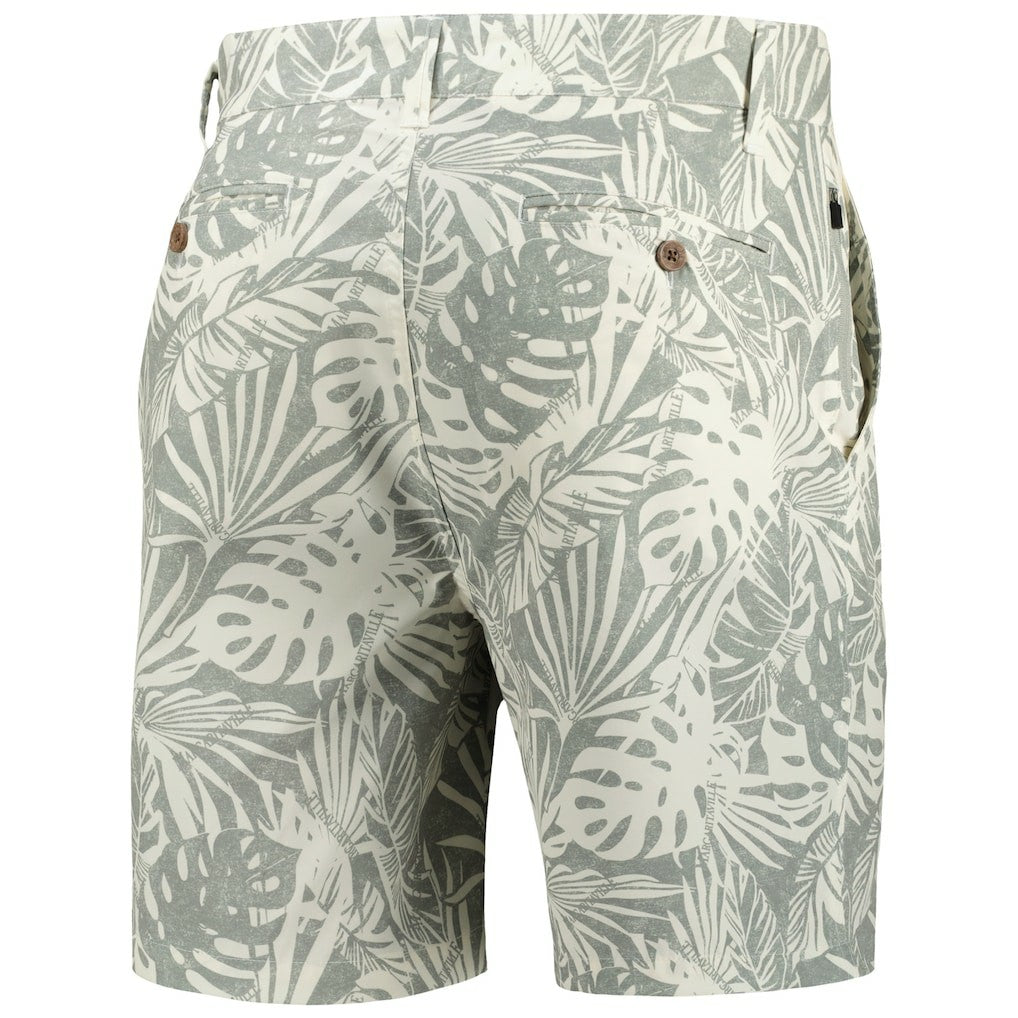 Margaritaville Sandwashed Monstera Print Amphib Shorts - Pittsburgh Steelers Shorts