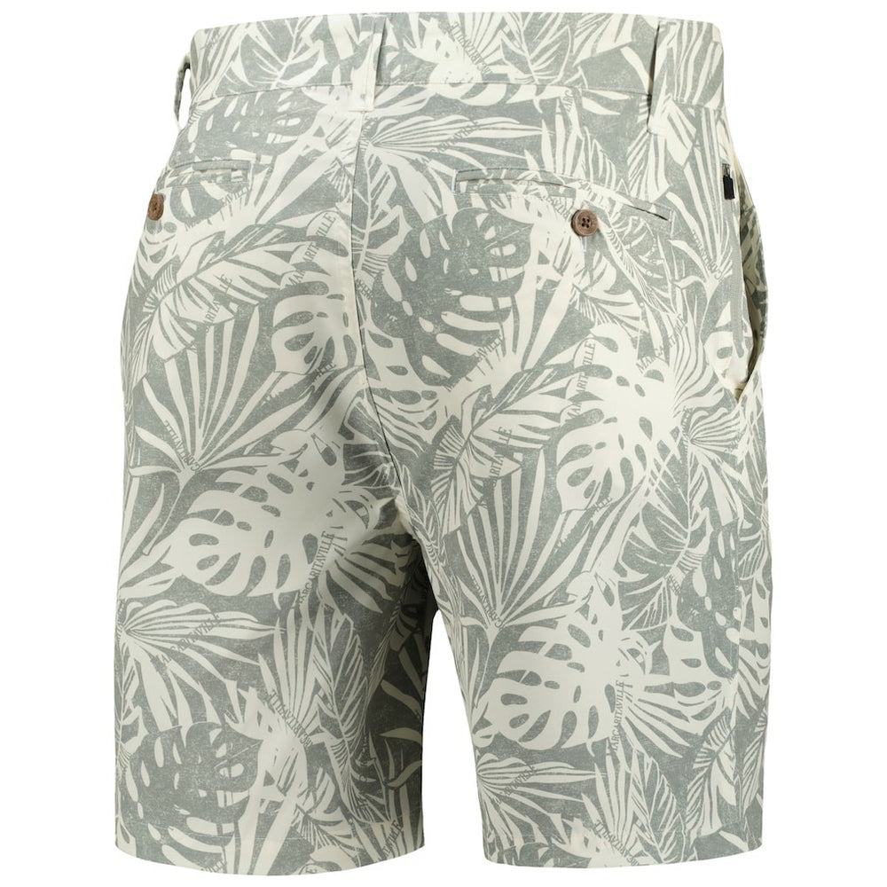 Margaritaville Sandwashed Monstera Print Amphib Shorts - Pittsburgh Steelers Shorts