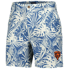 Margaritaville Sandwashed Monstera Print Amphib Shorts - Chicago Bears Shorts