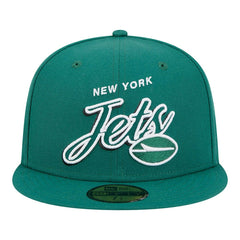 Script Sided 59FIFTY Fitted Hat - New York Jets Hats