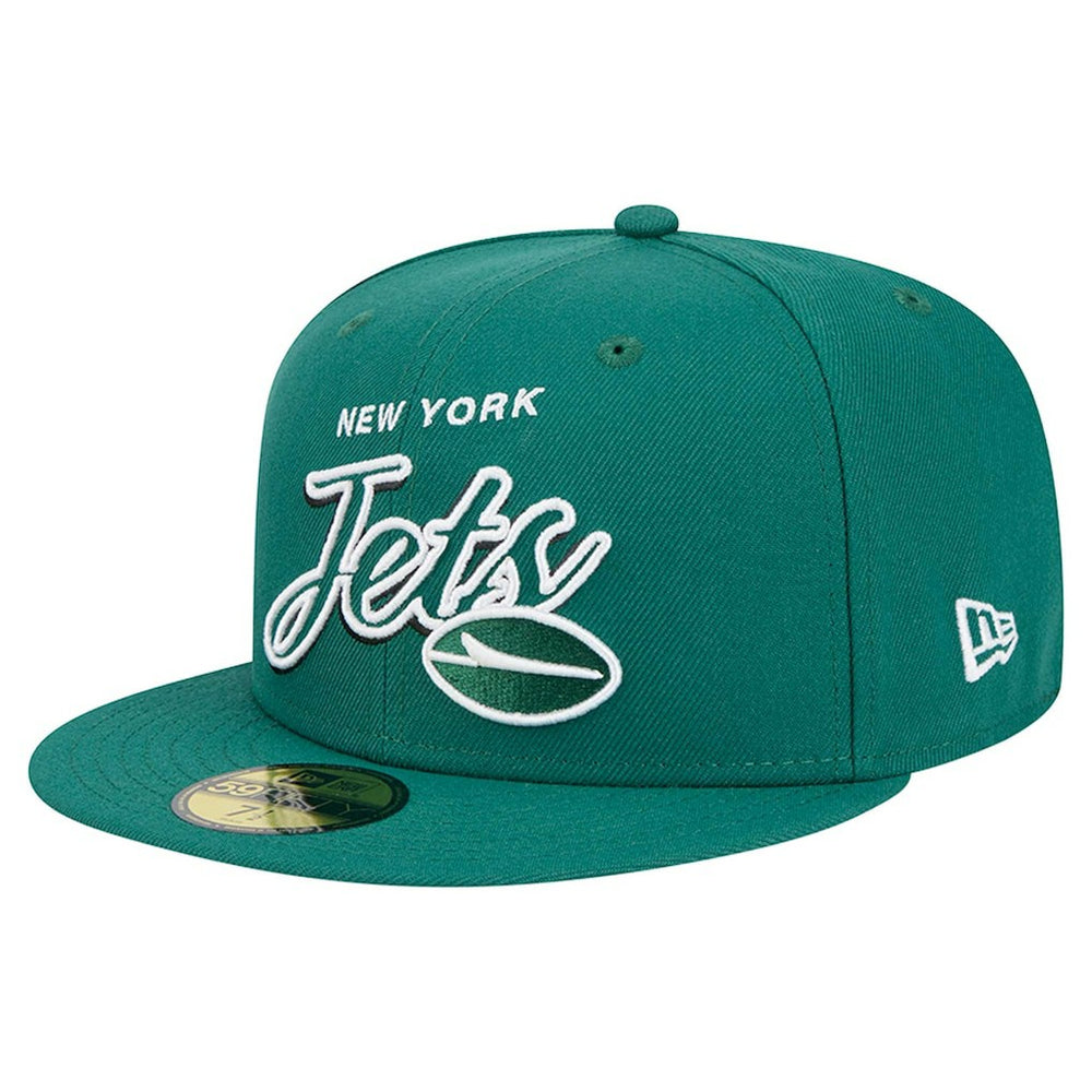 Script Sided 59FIFTY Fitted Hat - New York Jets Hats