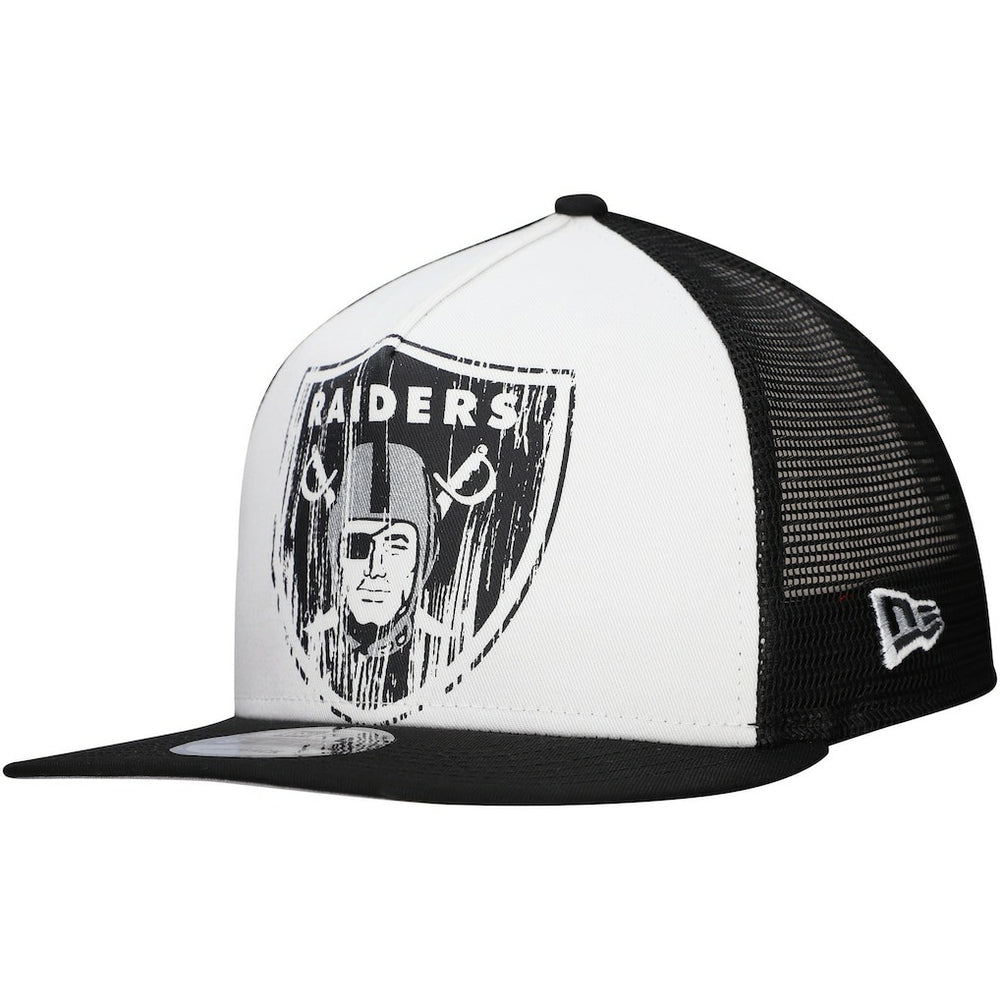 Distressed 9FIFTY A-Frame Snapback Hat - Las Vegas Raiders Hats